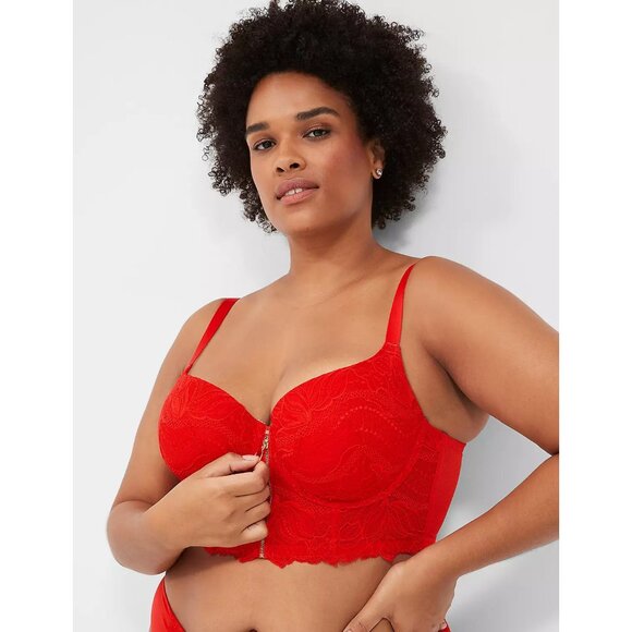 Lane Bryant Cacique Boost Balconette Longline Bra 42C - Picture 5 of 6